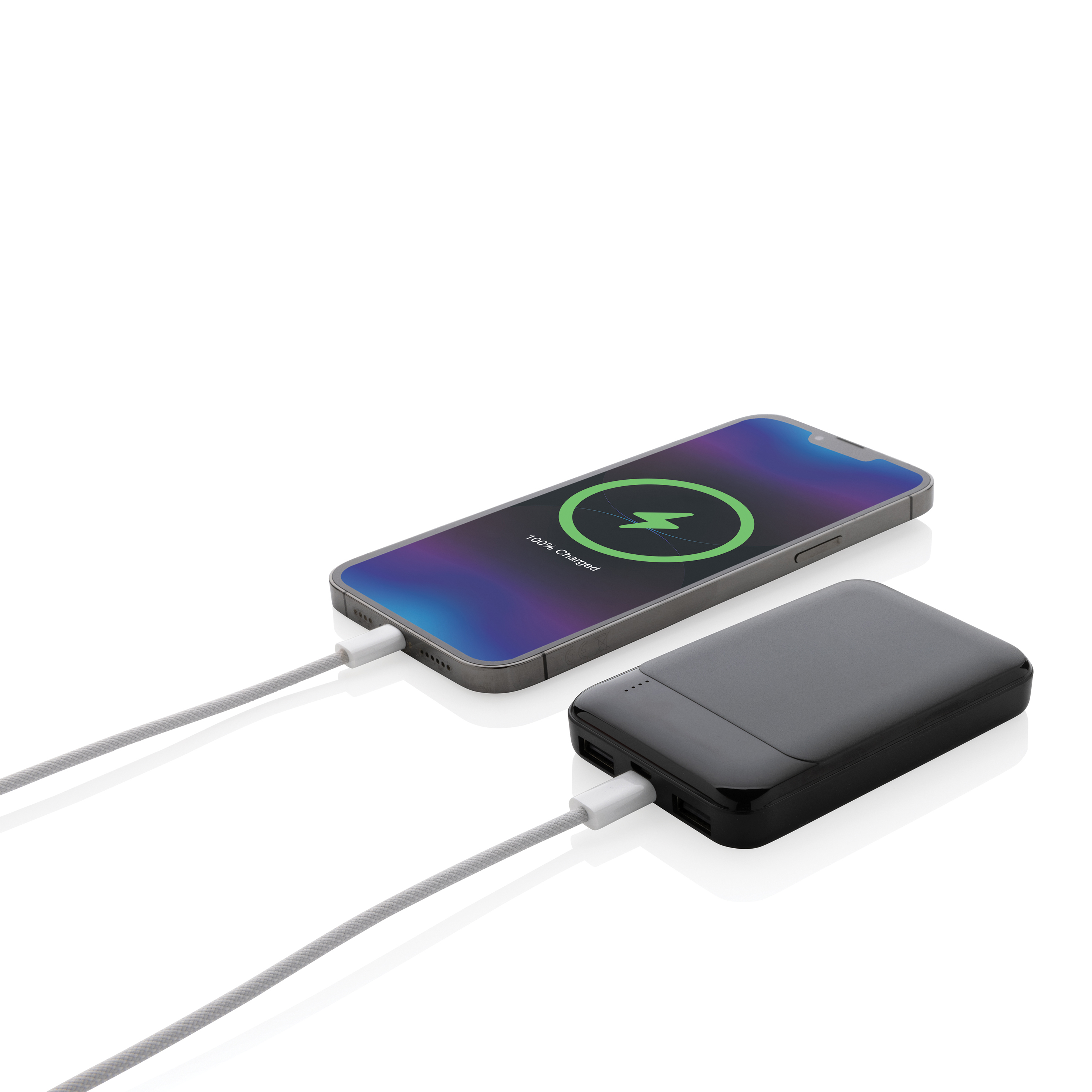 Recycled Plastic 5.000 mAh Powerbank 6