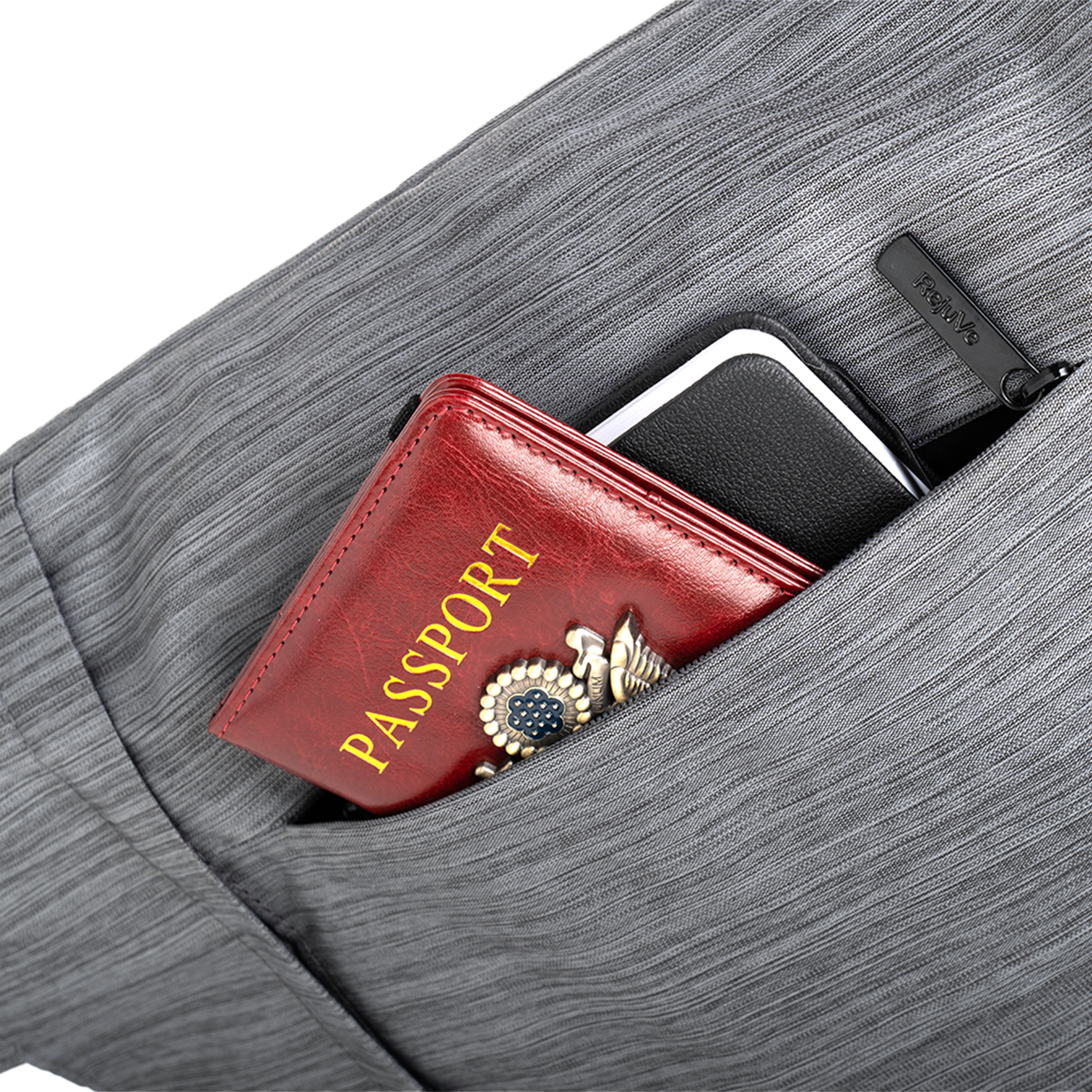 RejuVe® MOTO Recycled Heather Business Executive Commuter Tote Bag 4