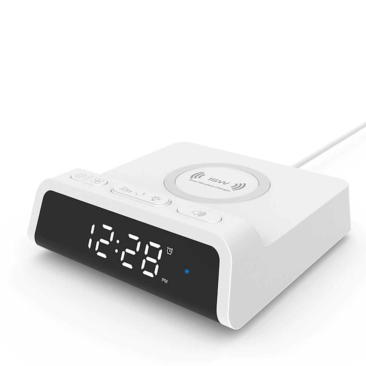 15W Wireless Charger Alarm Clock 2