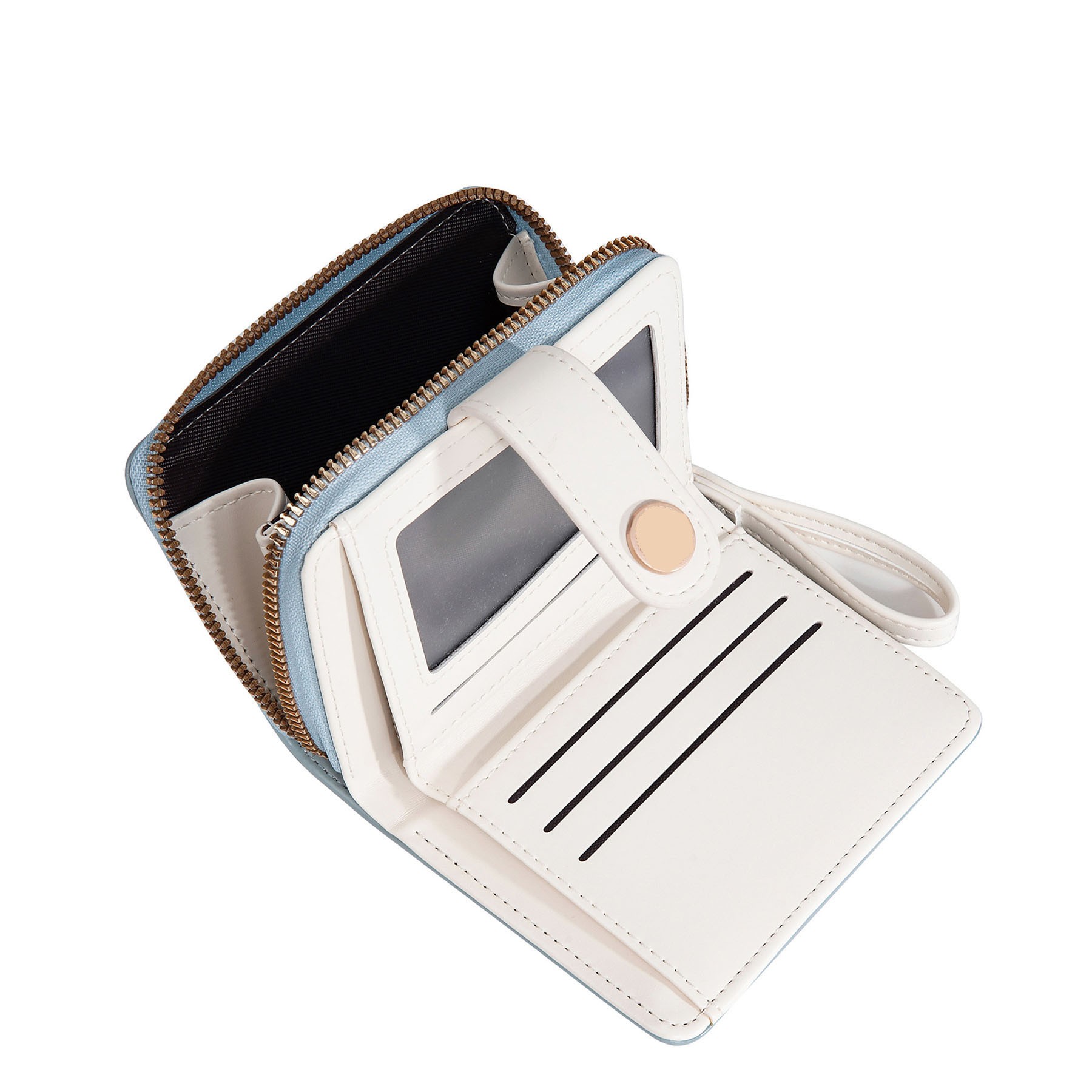 Color-coded Button Wallet 5