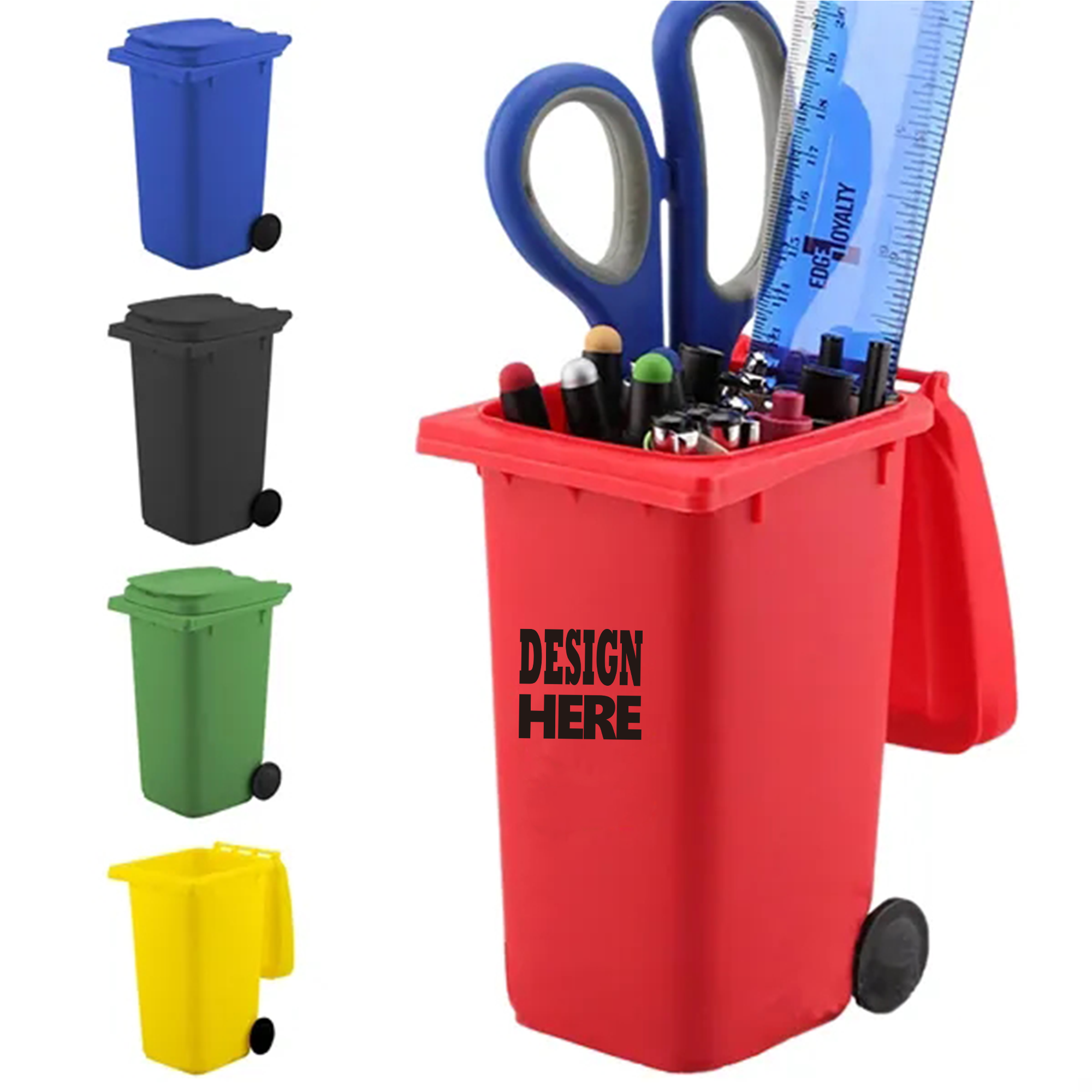 Trash Can Pen Holder 1