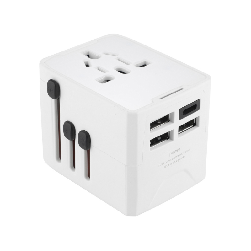 International Travel Power Adapter With 3 USB and 1 Type C Ports 3