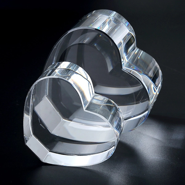 Crystal heart shaped awards 4