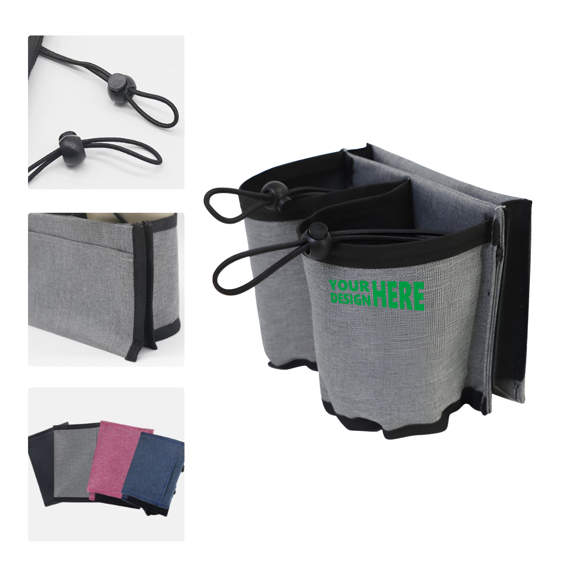 MOQ 50 Portable Luggage Cup Holder 2