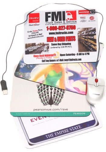 8.25" x 6.75" x 1/16" Small Rectangular Mouse Pad - Full Color Imprint 2