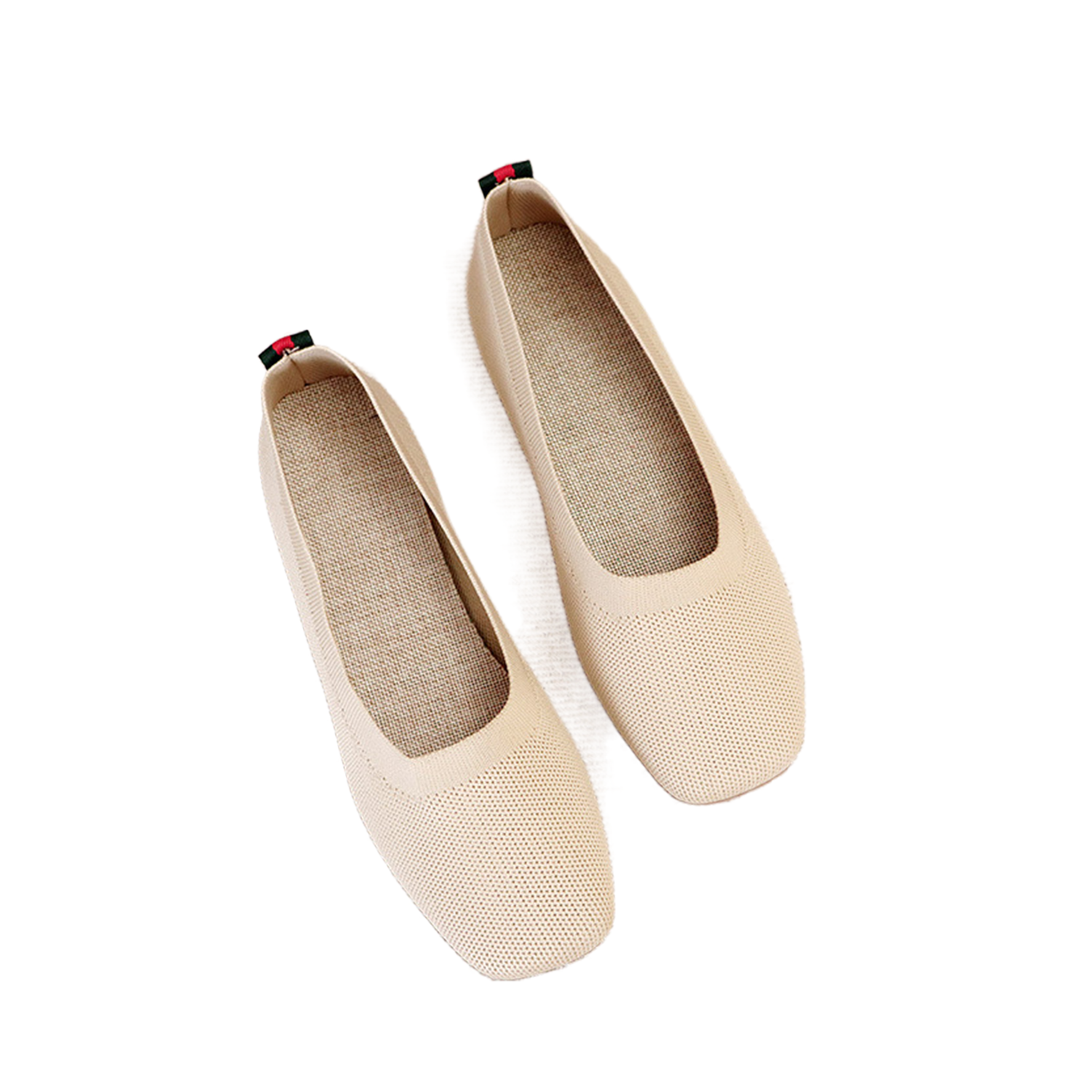 Women's breathable design knitted flats 3