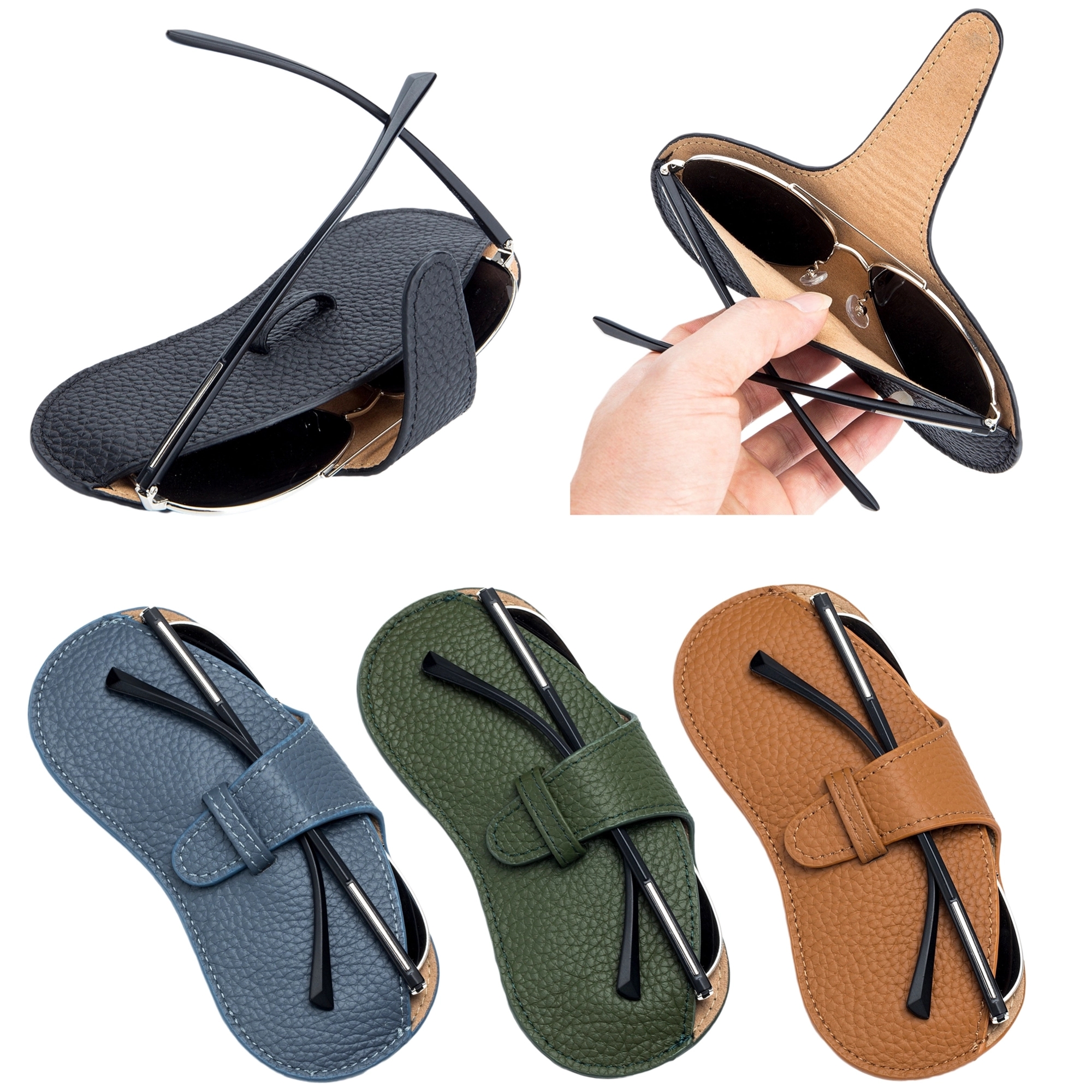Fashion Leather Sunglasses Case 1