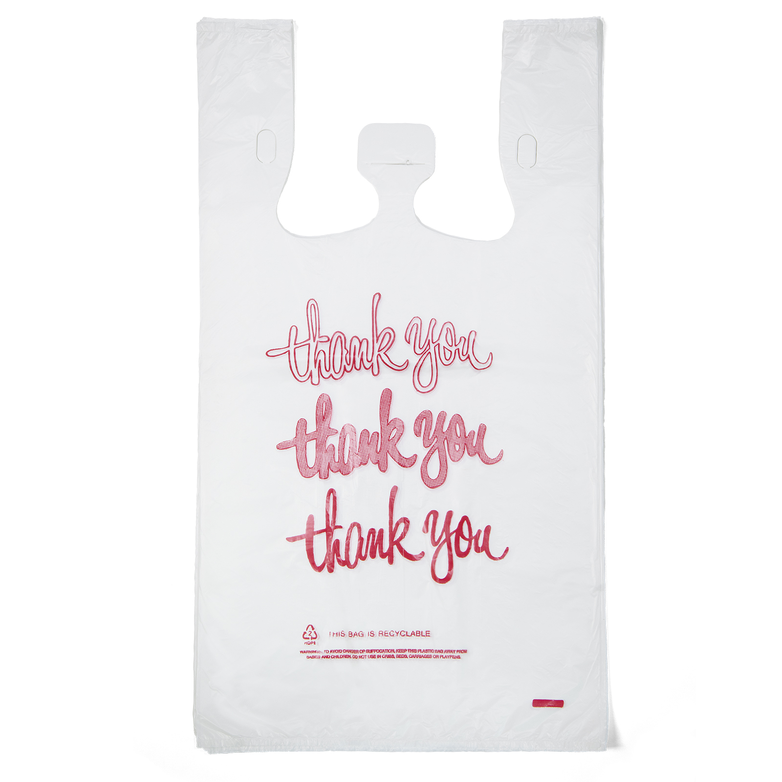 "Thank You" - T-Shirt Style Stock Bag