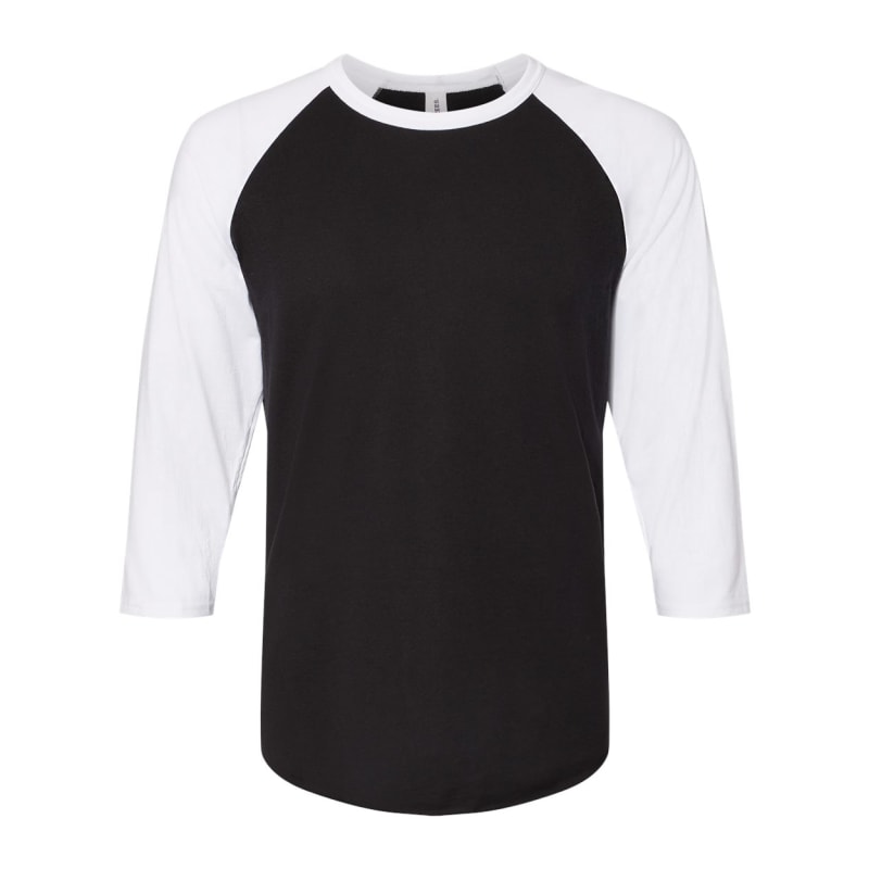 JERZEES Premium Blend Ringspun Three-Quarter Sleeve Raglan Baseball T-Shirt - 560RR 2
