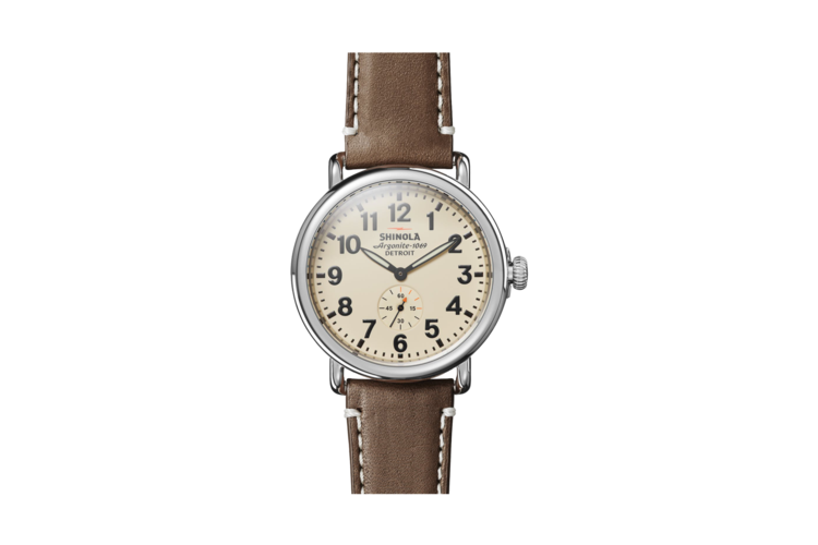 Shinola The Runwell Leather Strap Watch 1