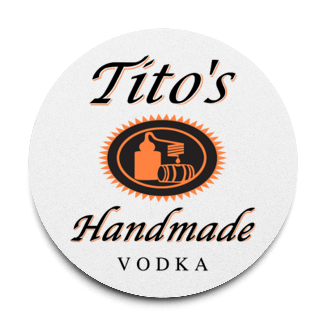 40 pt. Pulpboard Coaster, 3.5" Round