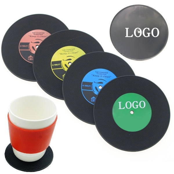 Vinyl Record Drink Coasters 3