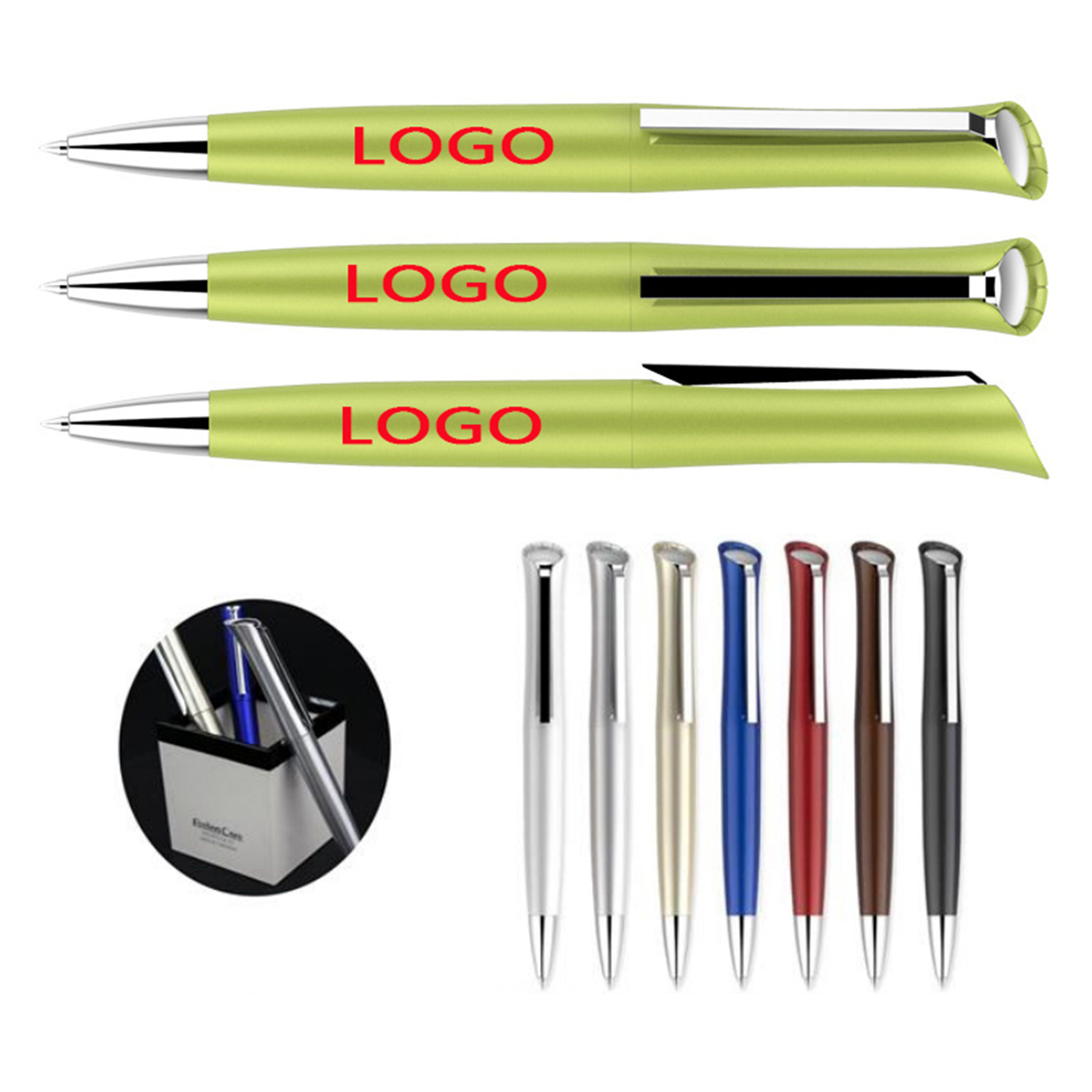 Metal Rollerball Pens Retractable 2