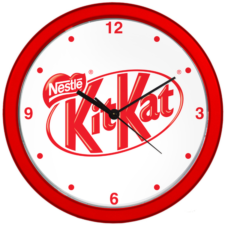 10" Diameter Economy Wall Clock with Full Colour Imprint 4