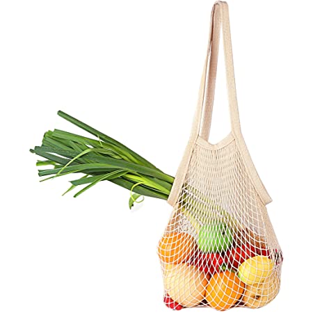 HotShine Mesh Bags Reusable Cotton Mesh Grocery Bags 11