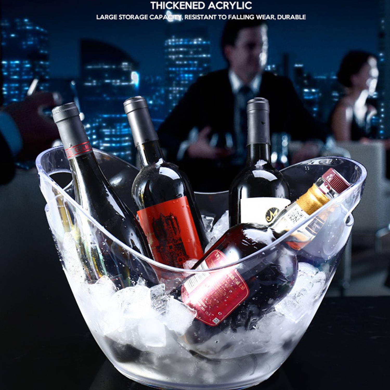 Acrylic Commercial Bar Ice Bucket 5
