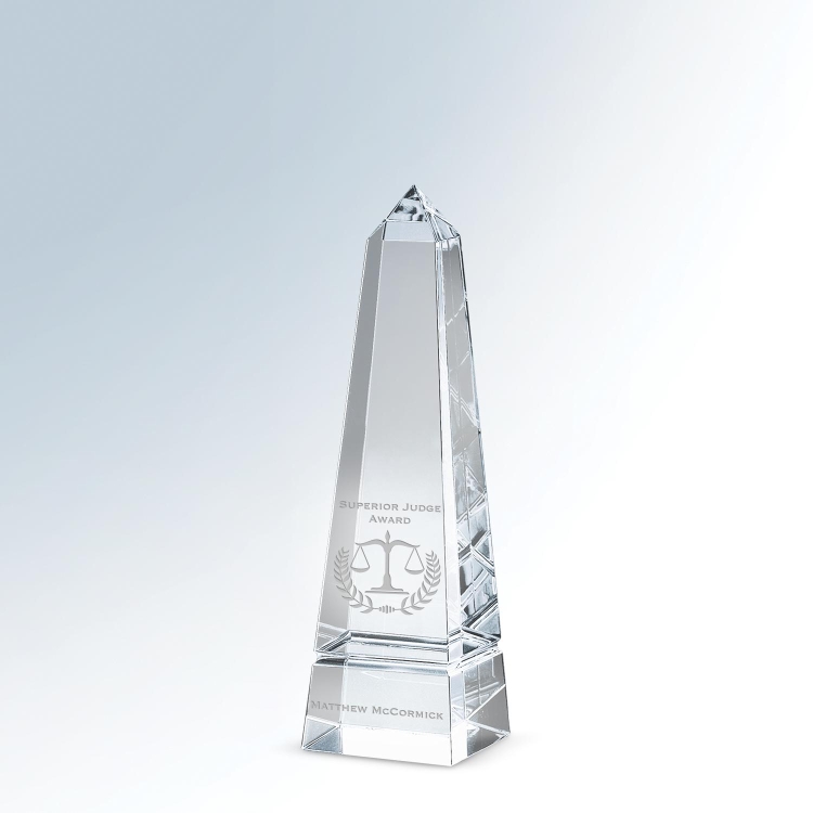Olander Obelisk Crystal Award