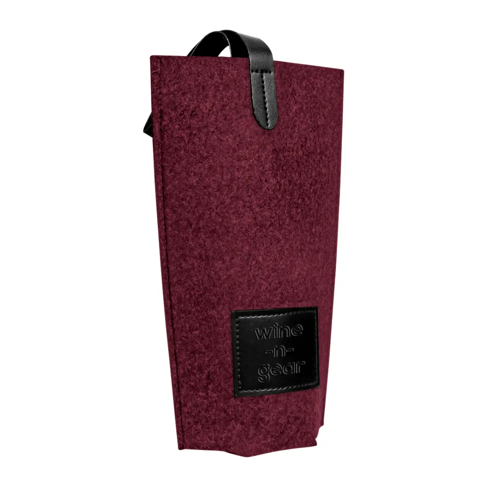 1-Bottle Felt Wine Tote 5