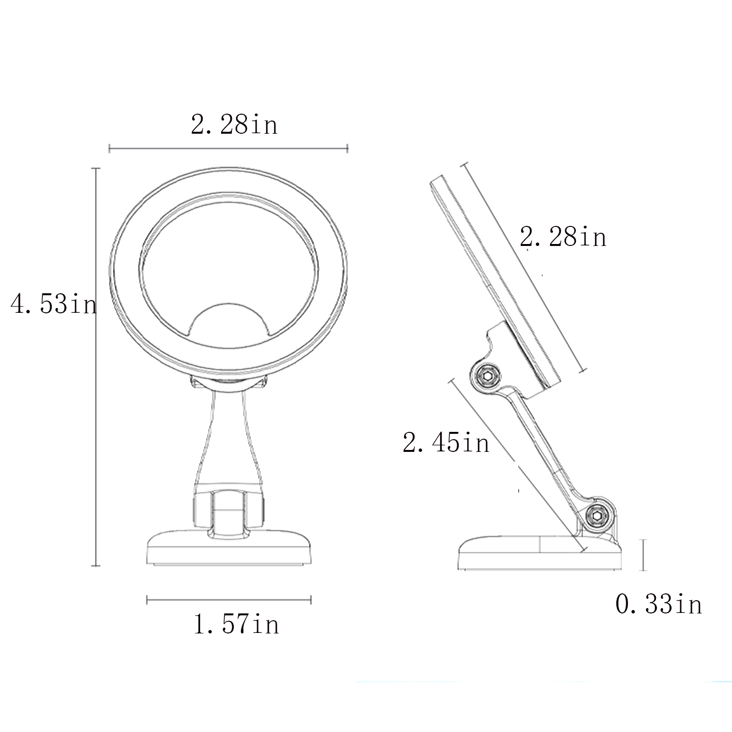 360 Degree Rotating Foldable Magnetic Car Phone Stand 1
