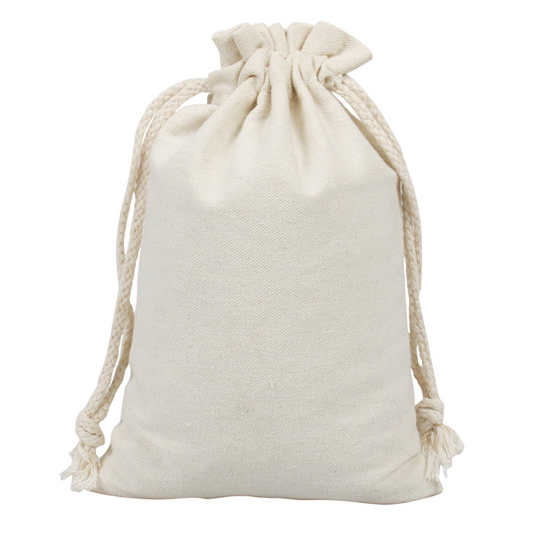Cotton Canvas Draw Rope Bundle Pocket Gift Bags 2