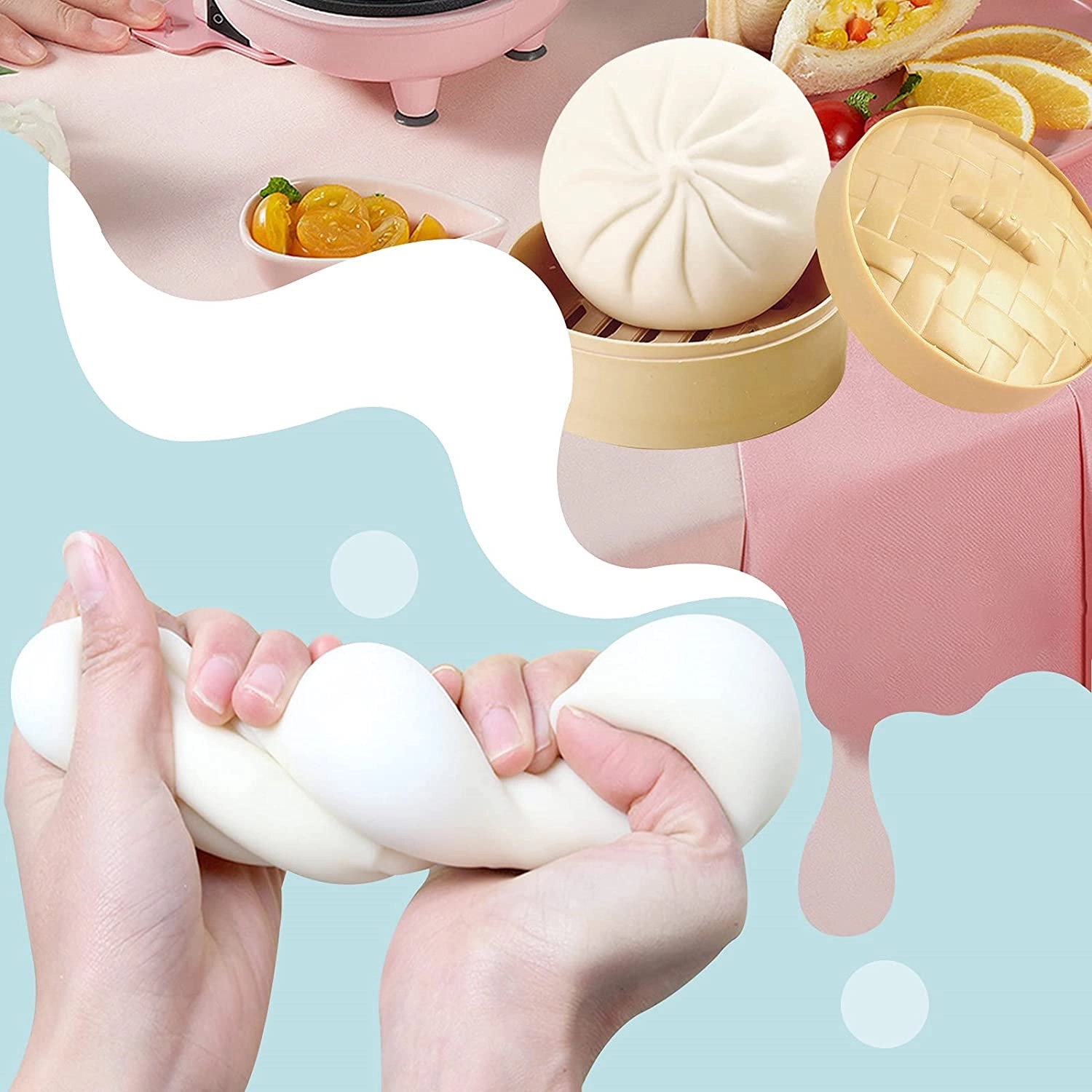 Dumpling Squishy Stress Ball 3