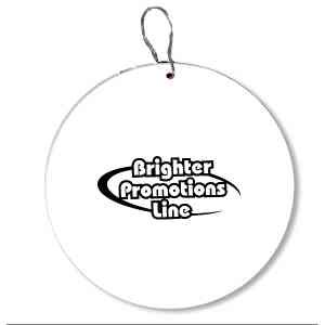 White 2 1/2" Medallion Badge