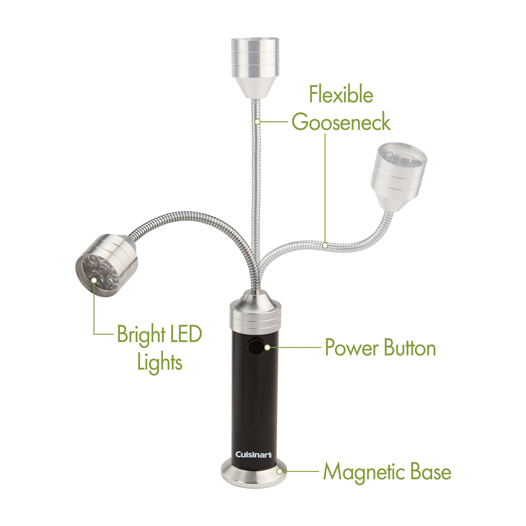 Cuisinart Outdoors® 2-Piece Magnetic LED Grill Lights 3