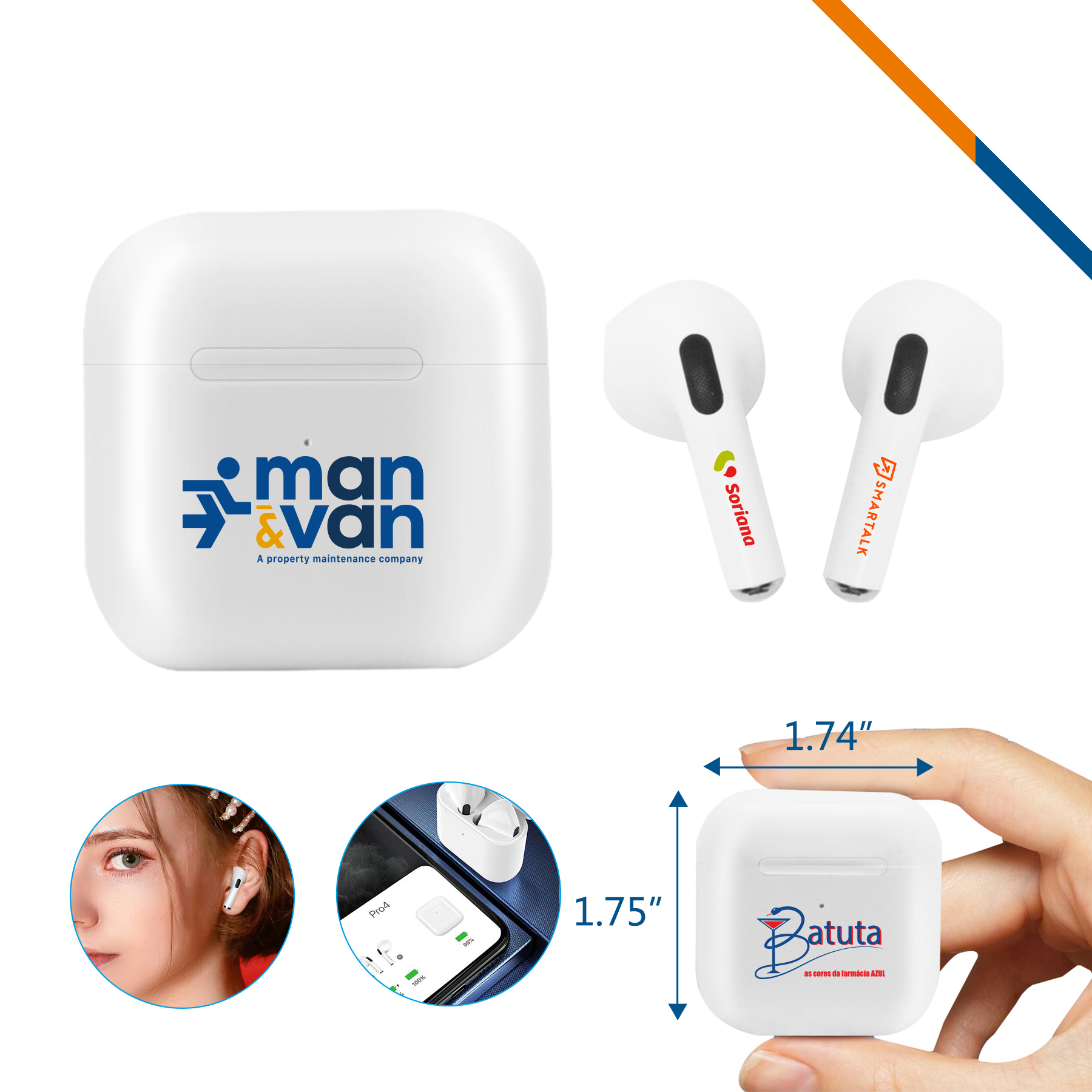 Simple TWS Bluetooth Earbuds 2