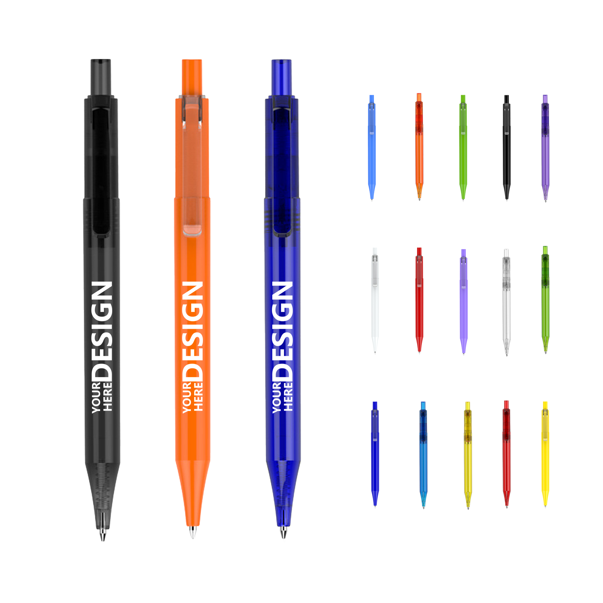 Colorful ABS Barrel Ballpoint Pen 1