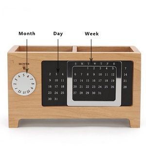 Wooden Pencil Holder Desk Organizer 3