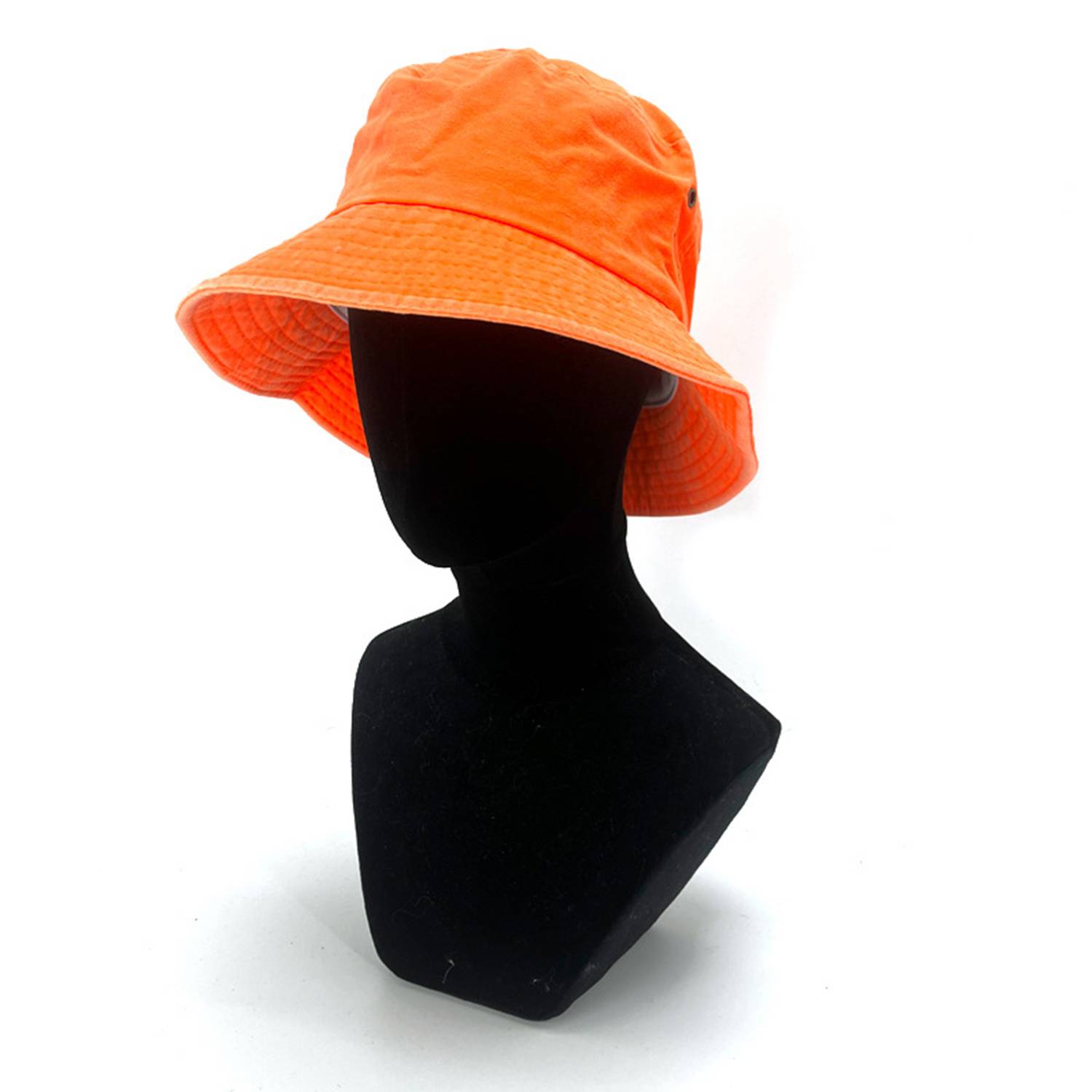 Cotton Breathable Fluorescent Bucket Hat 4