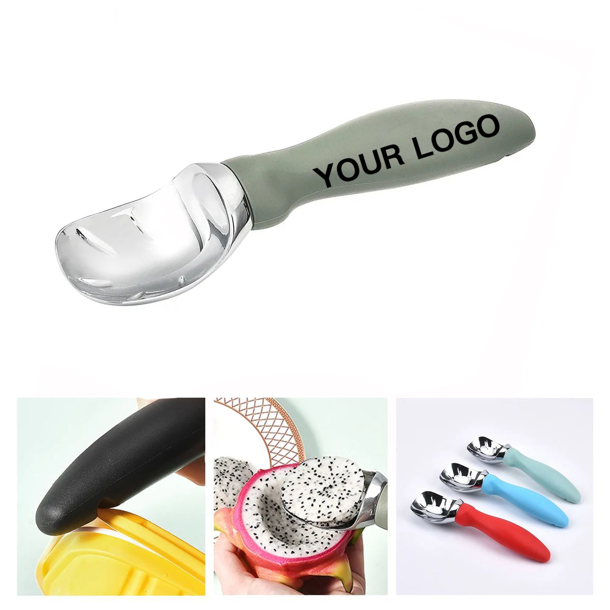 Ergonomic Alloy Ice Cream Server 2