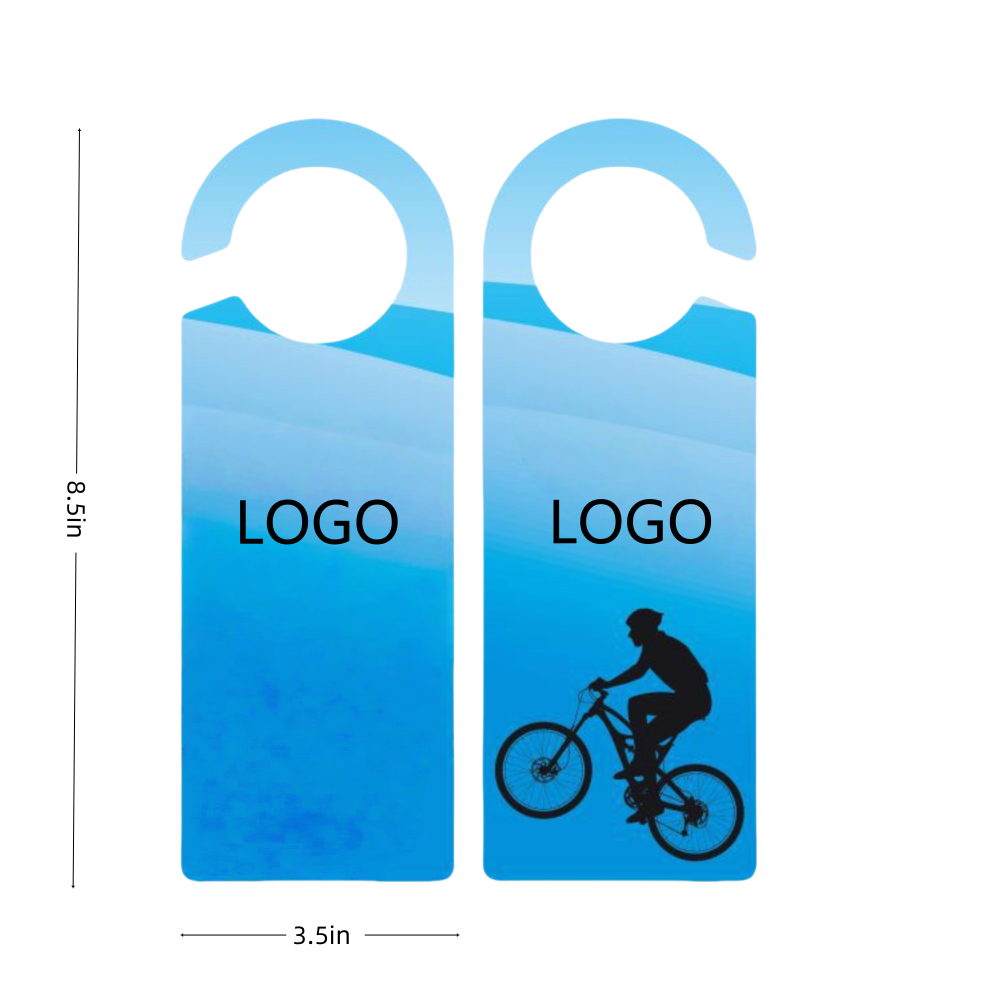 Personalized PVC Door Handle Sign 2