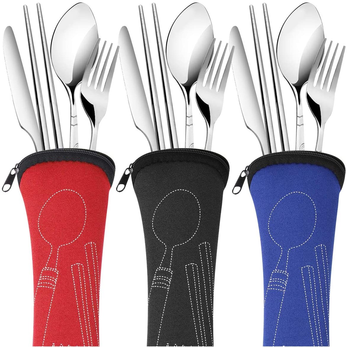Stainless Steel Portable Cutlery Set 2