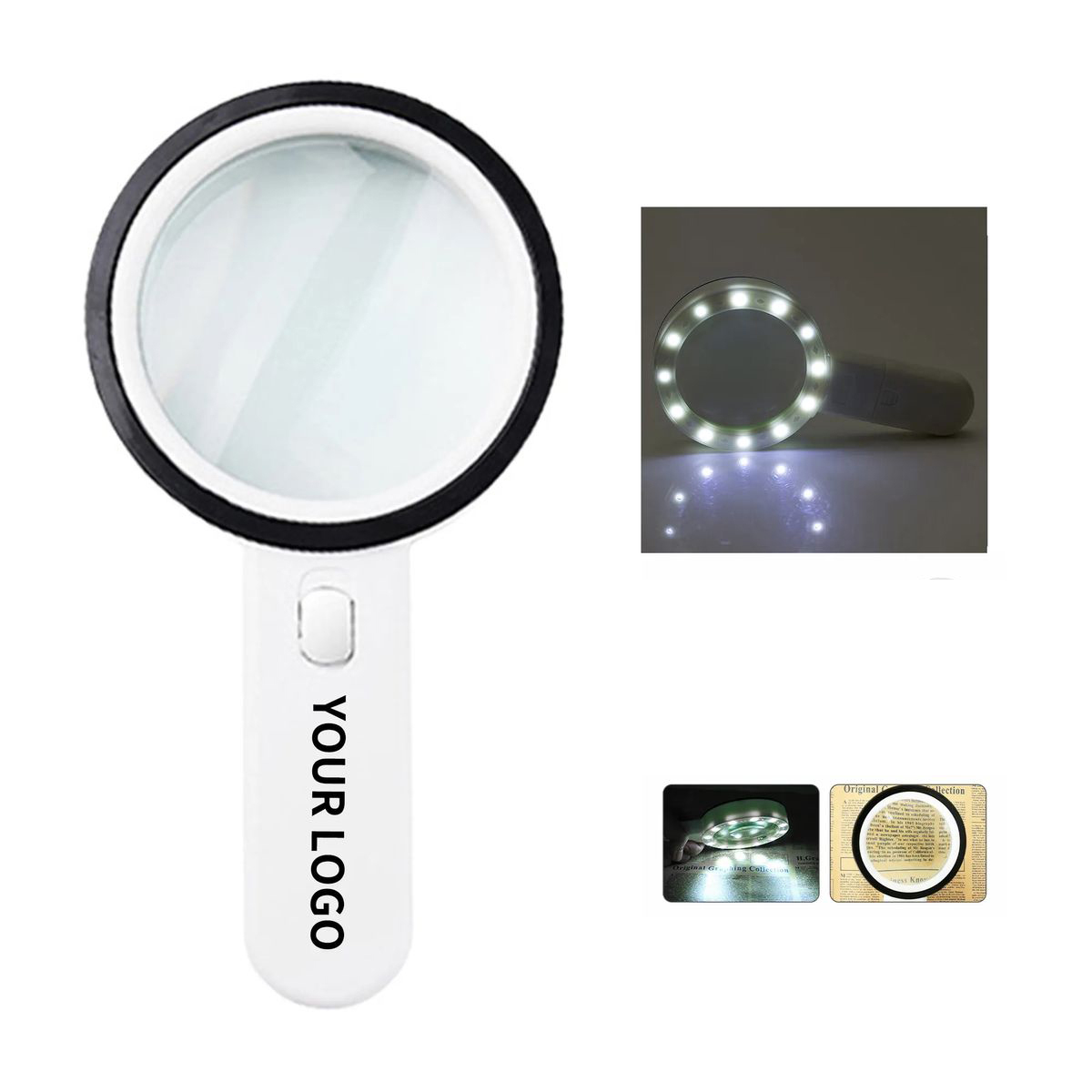 Plastic Magnifier with 12 LEDs for Reading 4