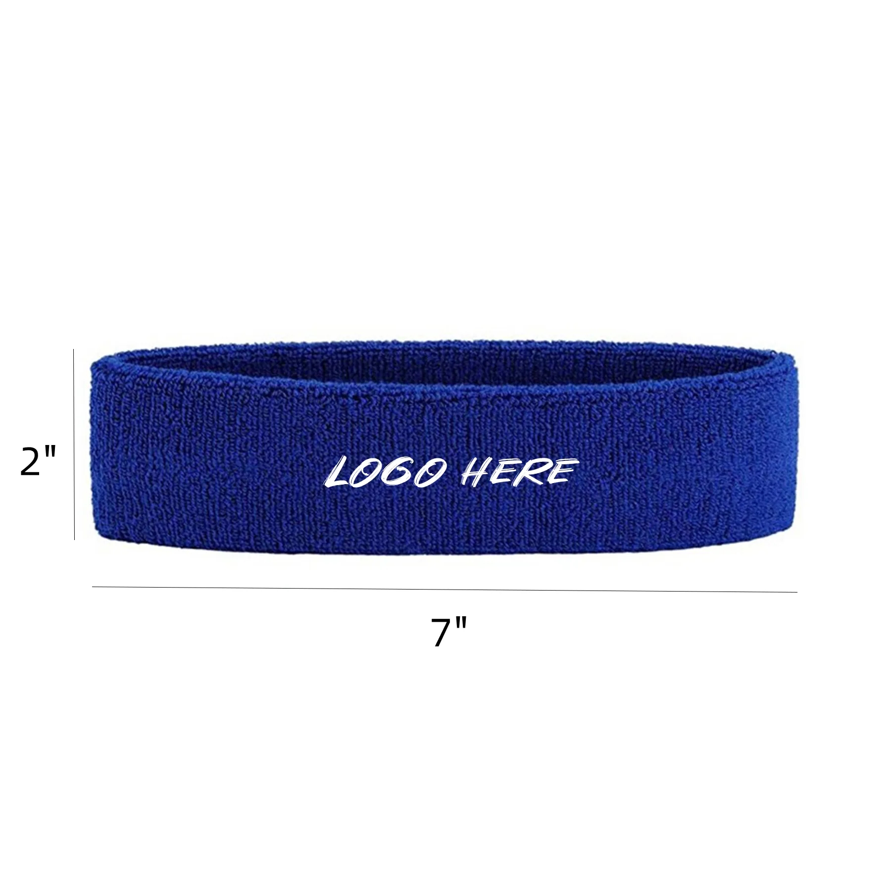 Custom Sports Headband With Embroidery Logo 2