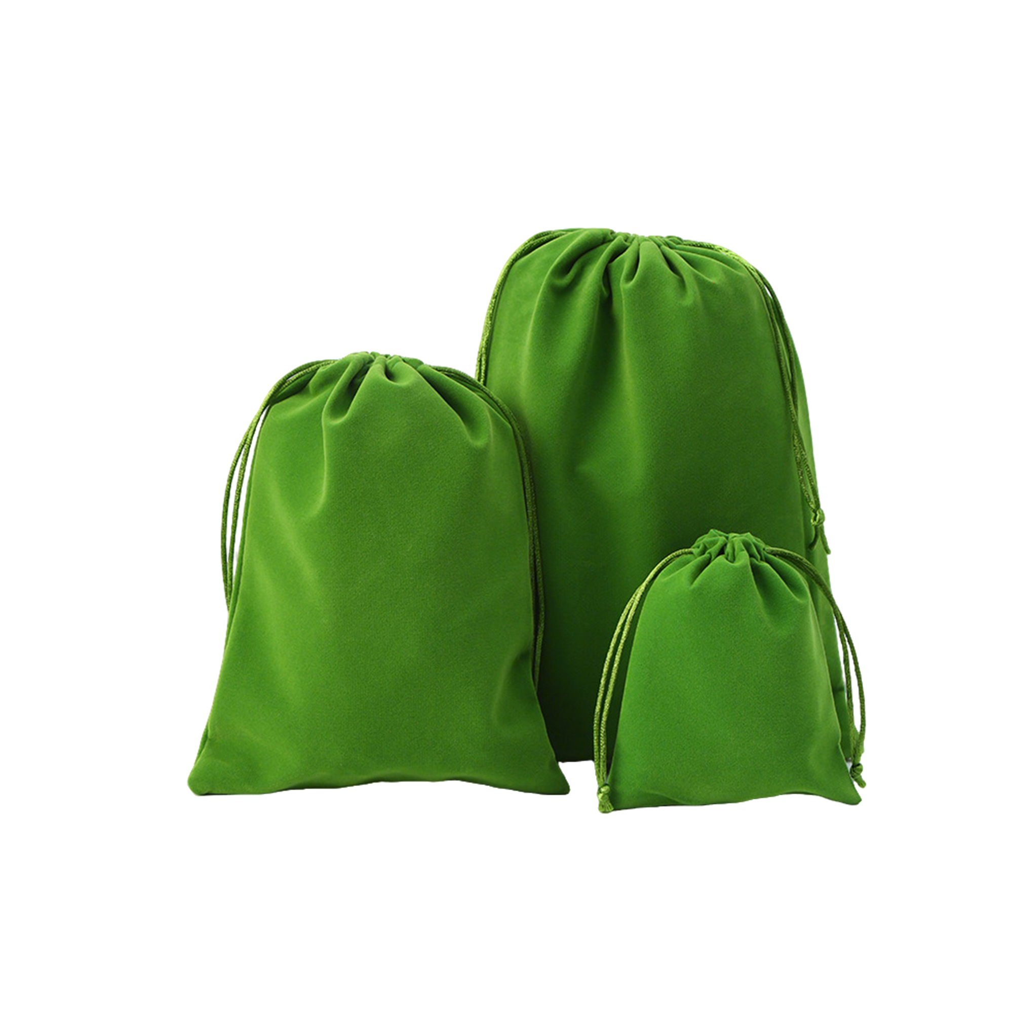Flocked Drawstring Jewelry Storage Bag 15