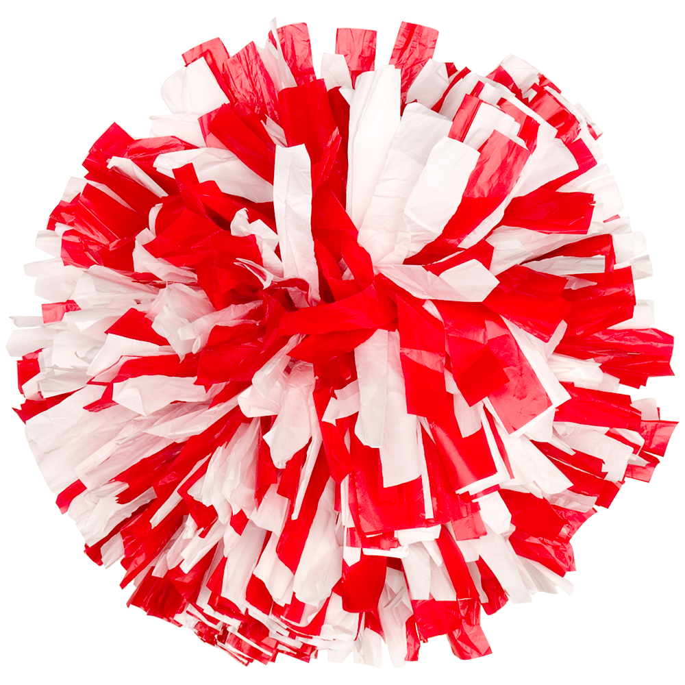 Custom Plastic Show Pom - Mixed Colors 64