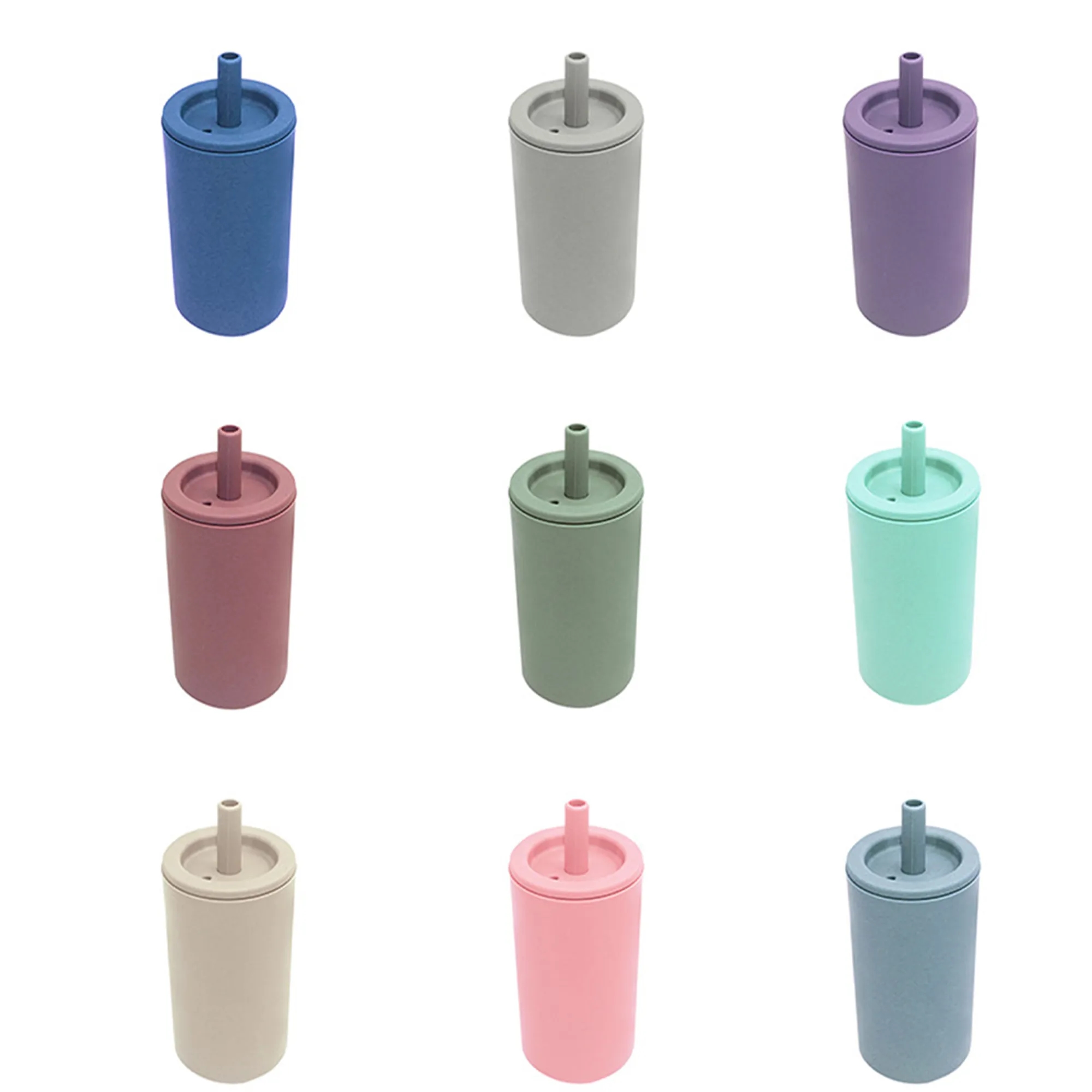 7oz Silicone Toddler Smoothie Cups with Straw 4