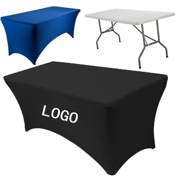 6ft Rectangular Stretch Spandex Tablecloth 4