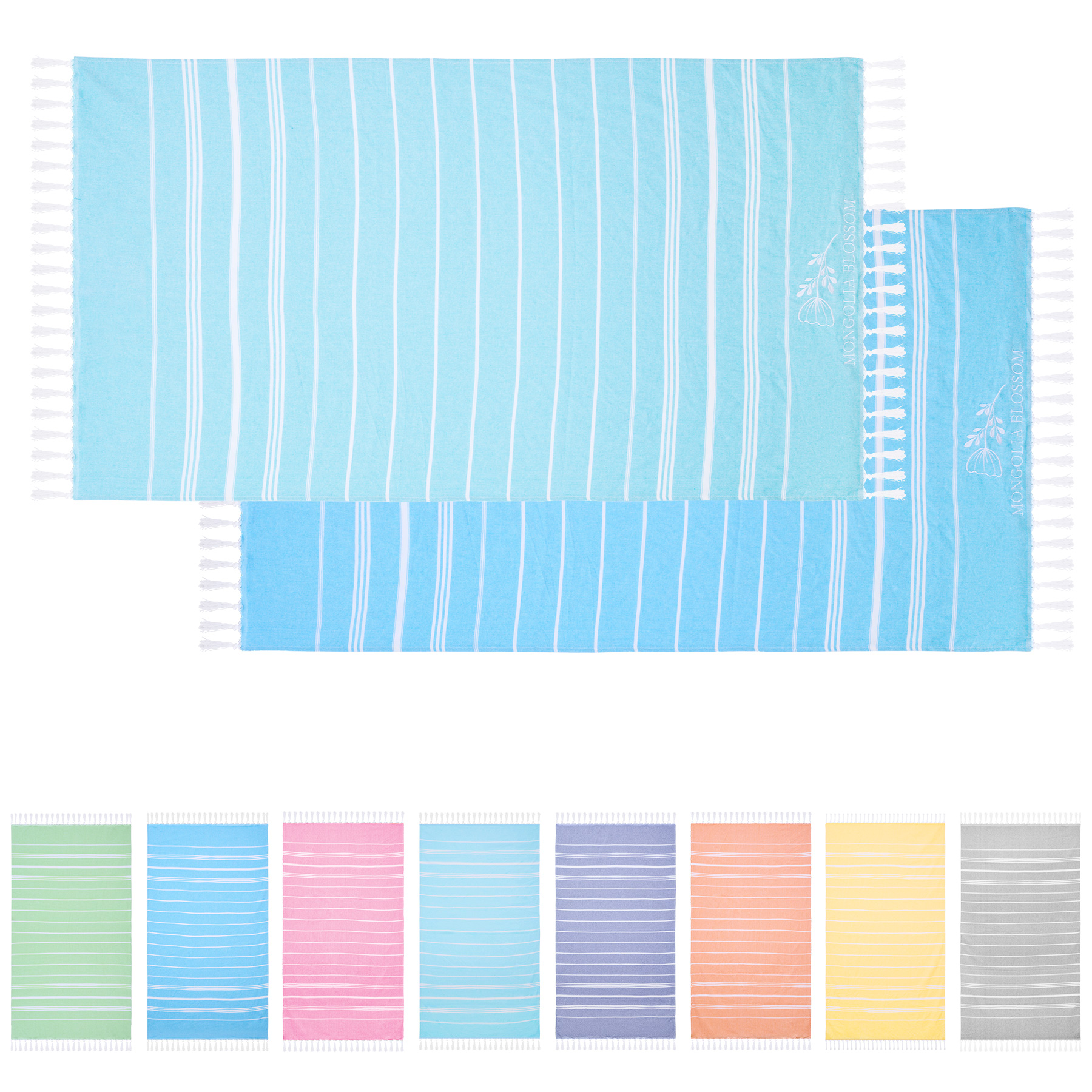 Embroidery Turkish Beach Towel 100% Cotton 21