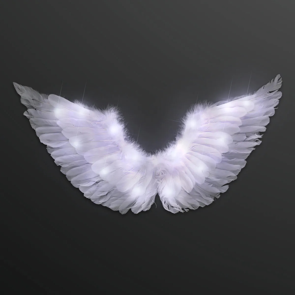 LED Feather Angel Wings, Steady Lighting 2