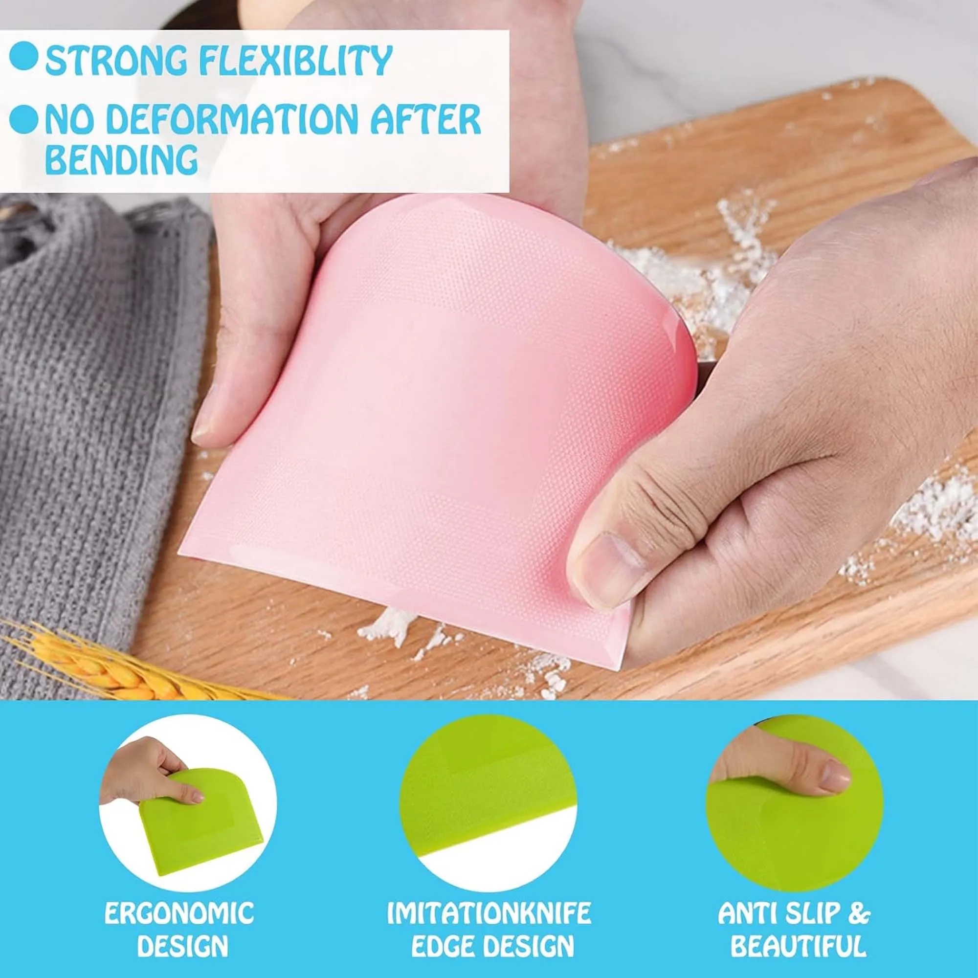 Multi Purpose Dough Scraper Tool 2
