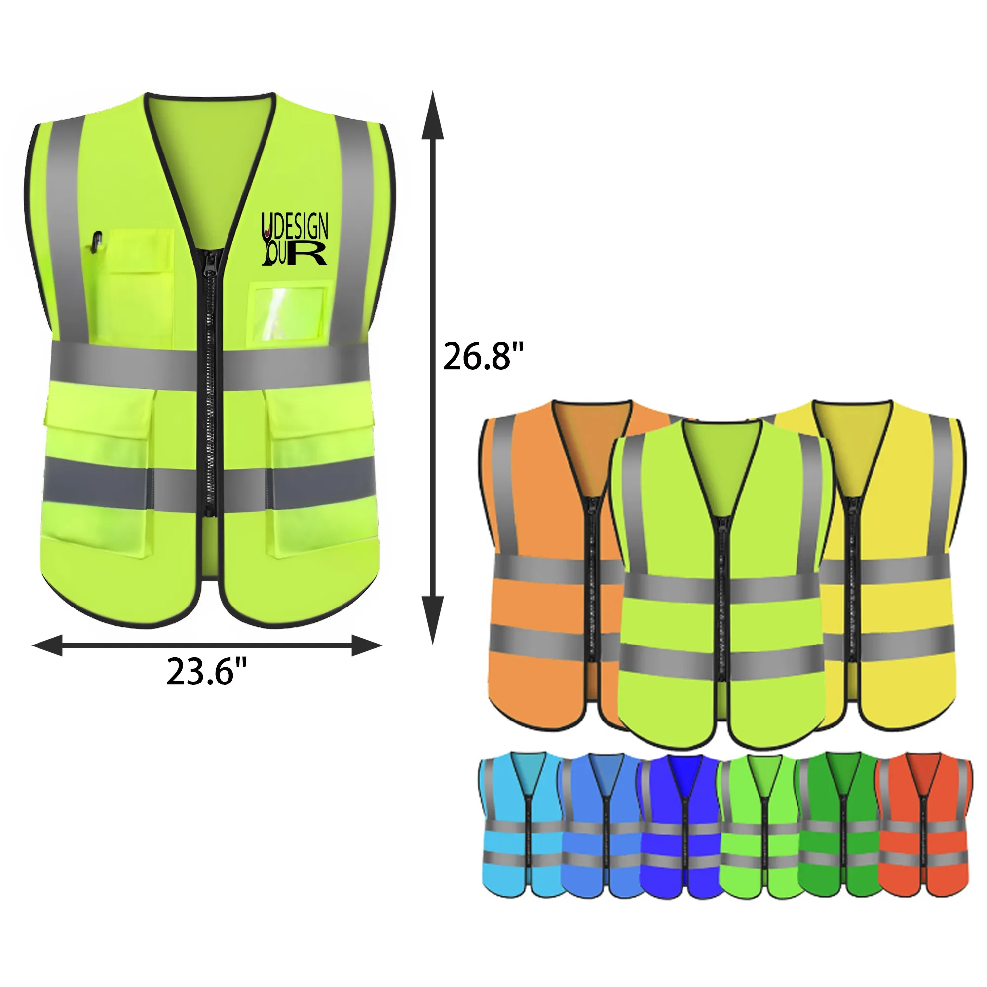 MOQ 50 PCS Reflective Safety Vest 3