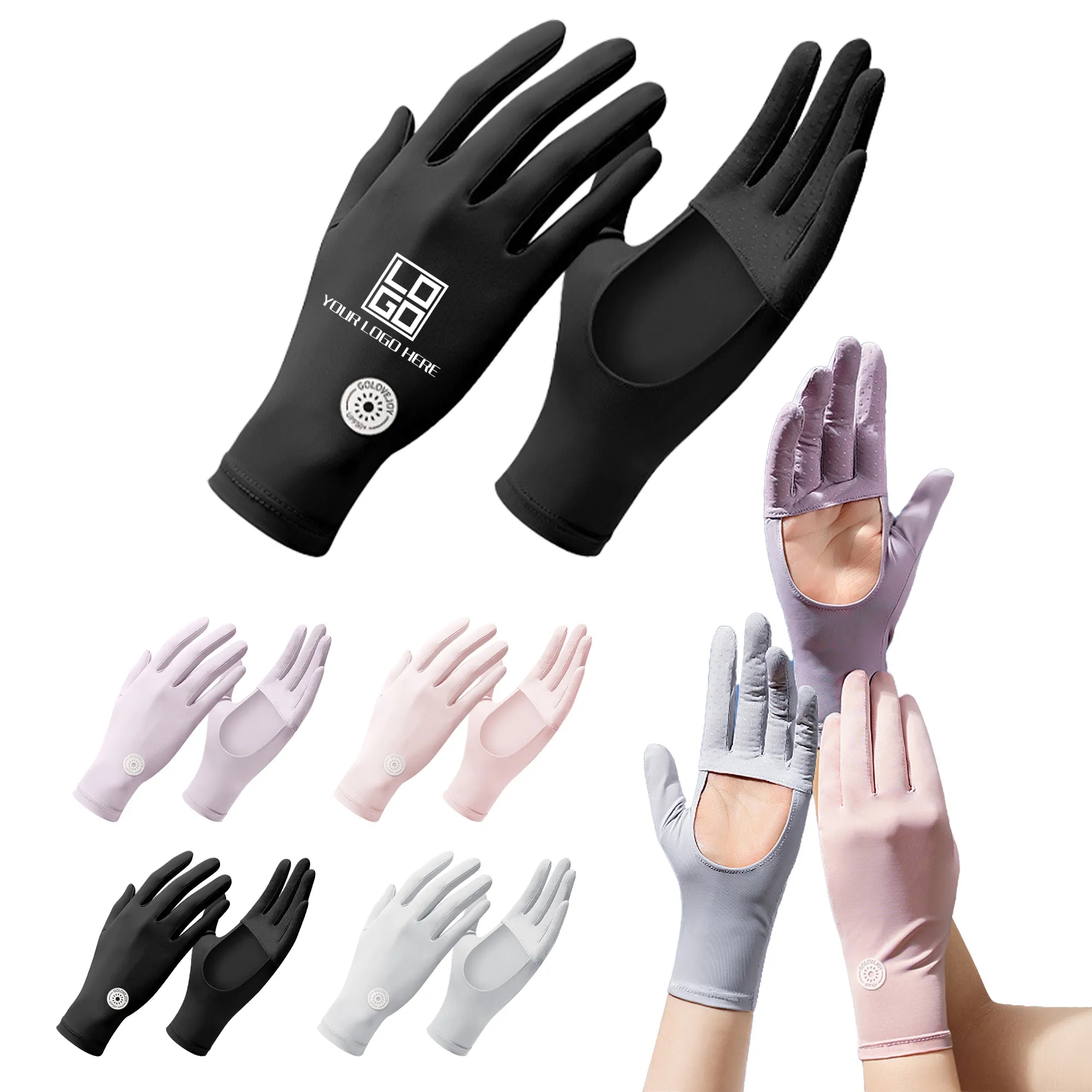 Summer Ice Silk Sunscreen Gloves 4