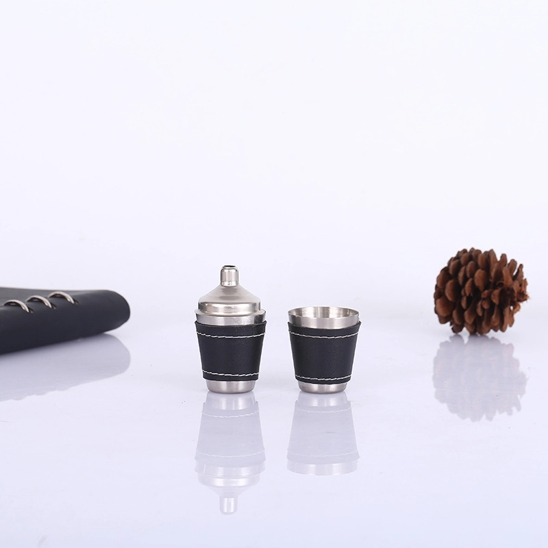 Custom 8 oz Hip Flask Gift Set 6
