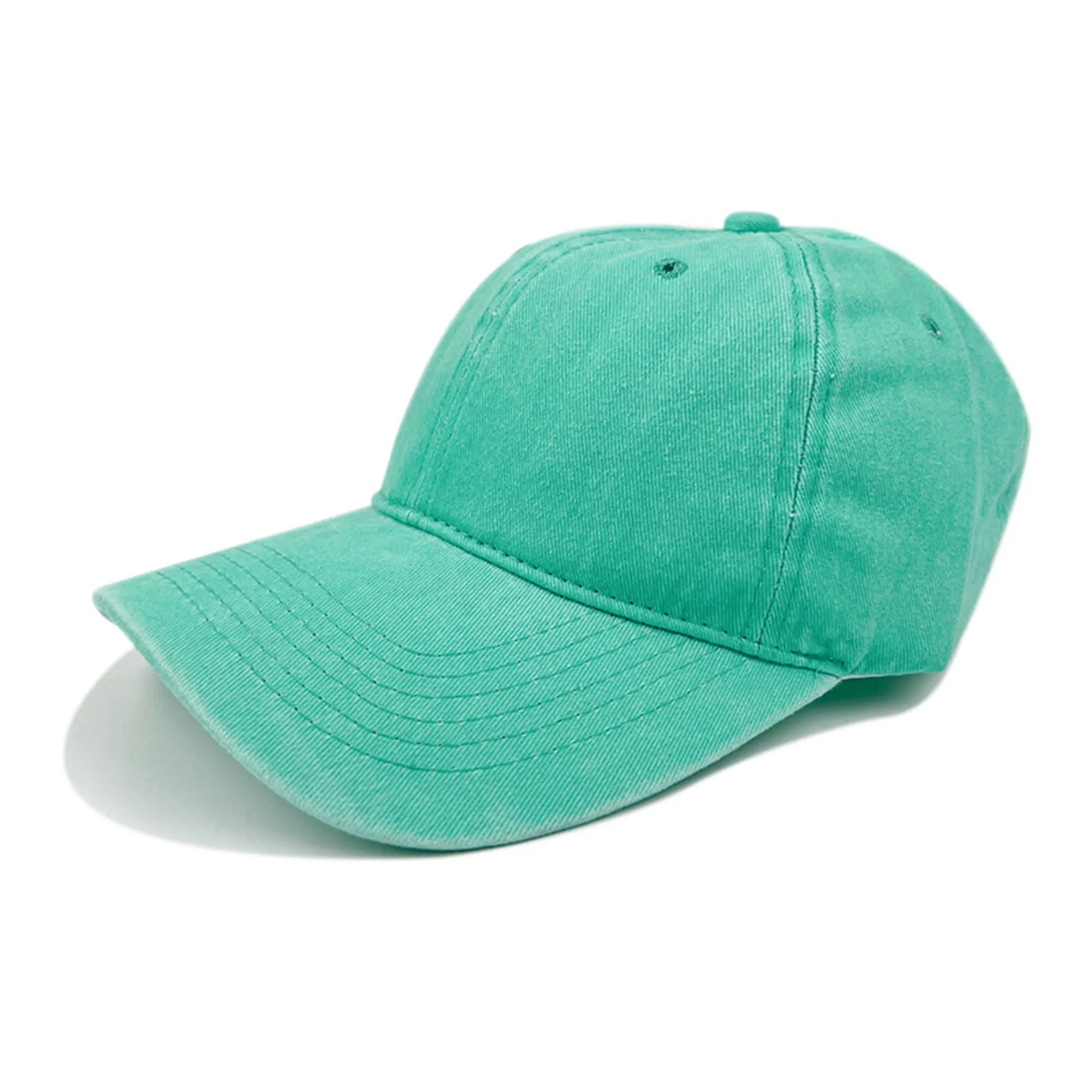 Embroidery Washed Cotton Baseball Cap 6