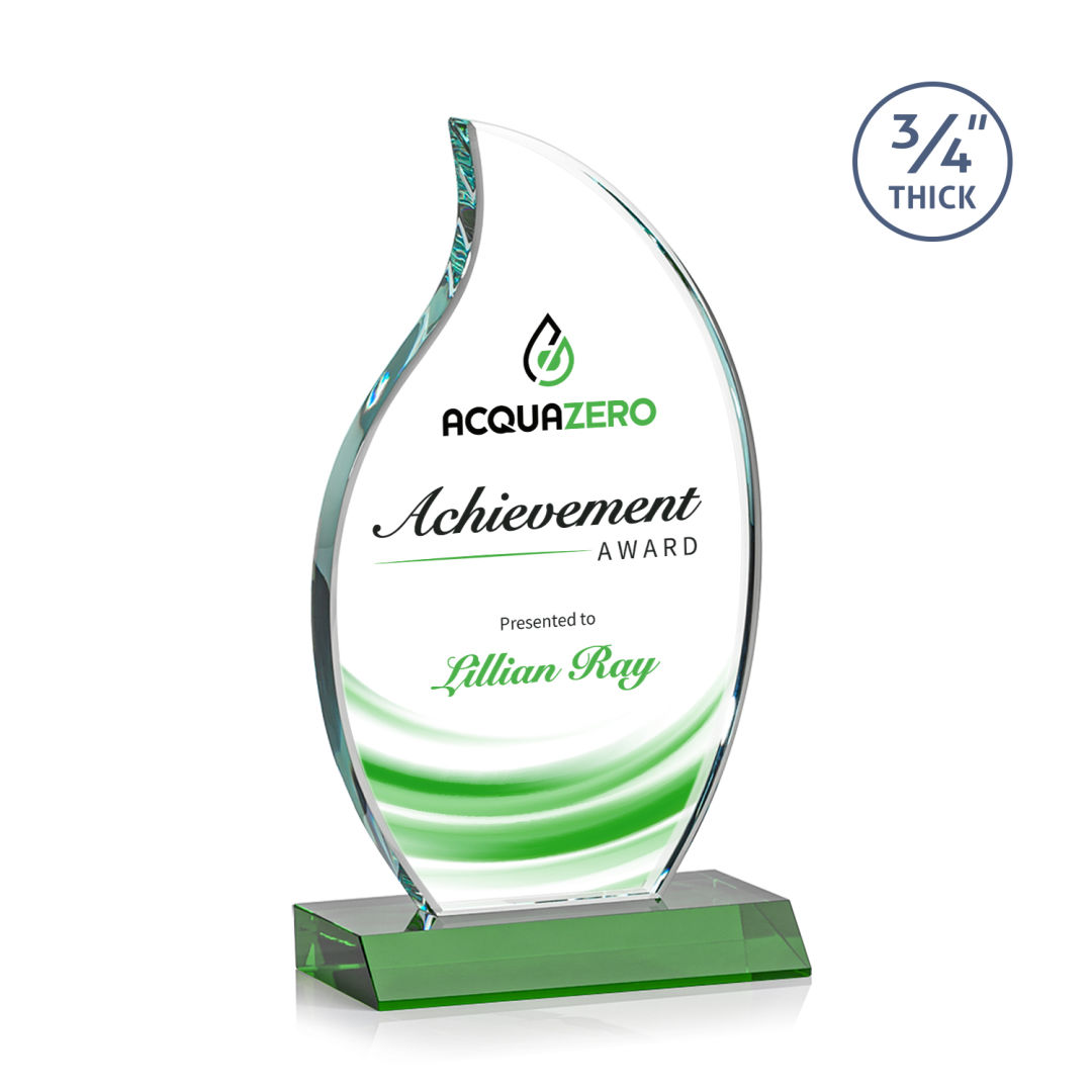 Croydon Flame VividPrint™ Award - Green 11