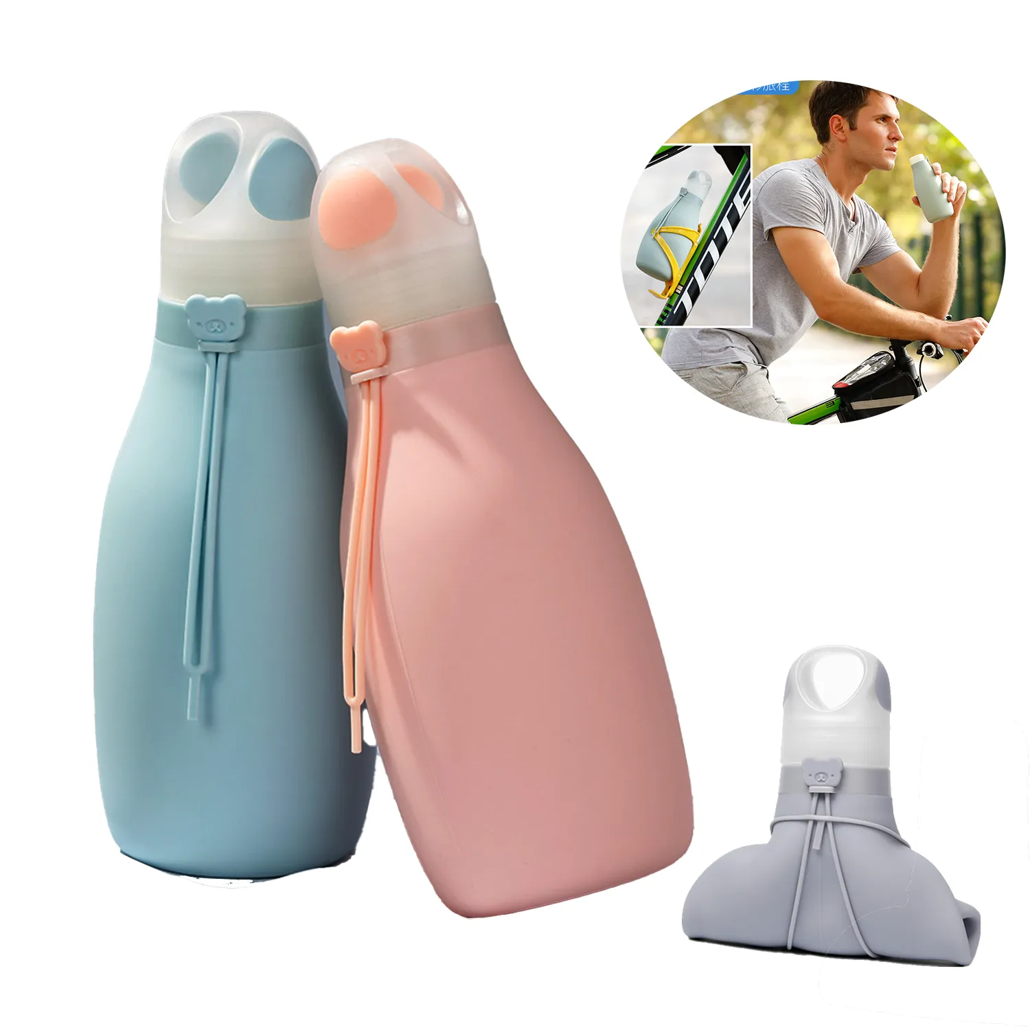 Portable Silicone Folding Water Cup 3