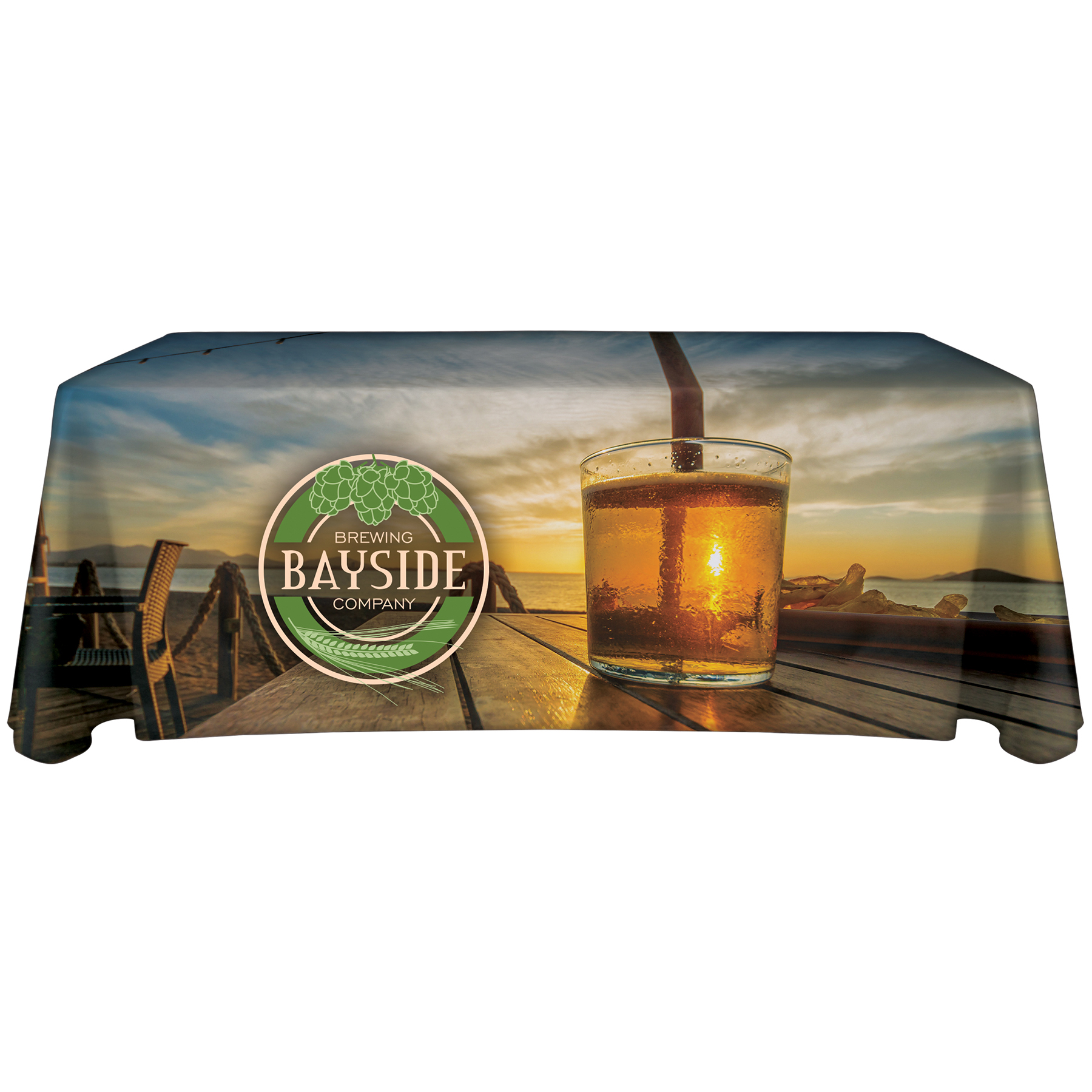 48 - Hour 6' Custom Throw Style Table Cover 5